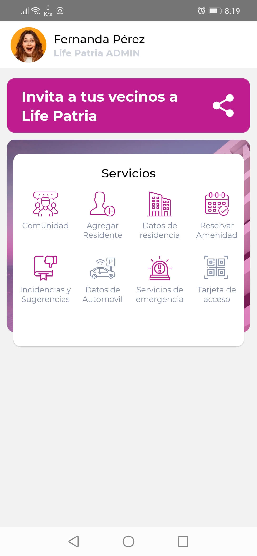 App de Administración de condominios